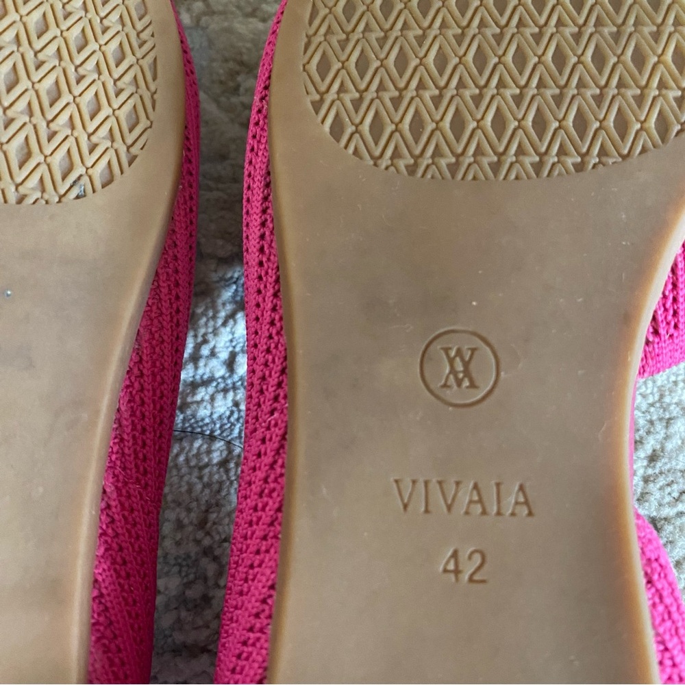 Vivaia Melia Pointed-Toe Flats D’Orsay Knit Pitaya Pink Slip On: 10.5 - Picture 9 of 9